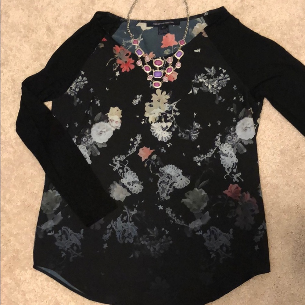 French Connection Floral Blouse